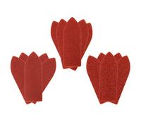 Papel de lija delta con velcro de 32 x 92 mm, K60, K100, K180, juego de 15