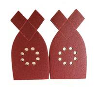 Papel de lija grande de grano 120 para lijadoras de ratón Black Decker KA220G KA230 y papel de lija con velcro, 30 unidades