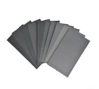 Papel de lija, juego de 15 piezas con grano 400-3000, papel abrasivo húmedo/seco, material de carburo de silicio para molienda fina y pulido de madera, metal, plástico y vidrio