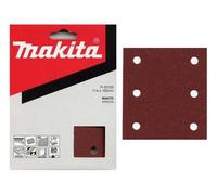 Papel de lija MAKITA 102x114 mm 6 agujeros K120, 10 uds P-33124