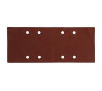Papel de lija para lijadora orbital Yamato LO250, grano 100, 115 x 280 mm, paquete de 10 unidades