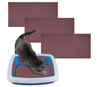 Papel de lija para mascotas, 3 piezas de perro Scratch Board reemplazable Stickyback Papel Abrasivo, 20 x 10 pulgadas Cat Nail File Anti-Scratch Liner For Dog Scratch Board Cat Litter Box