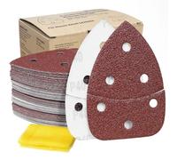Papel de lija para mouse, paquete de 70, compatible con lijadora Ryobi