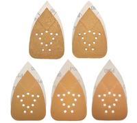 Papel de lija para ratón 50 unidades, 95 x 135 mm, sistema de, 12 agujeros para extracción de polvo, para Black & Decker y lijadora de 140 mm