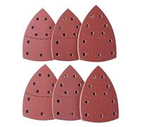 Papel de lija triangular for lijadora de detalles de ratón, 10 unidades, 11 agujeros, for lijadora múltiple 160A, grano 40-2000(40)