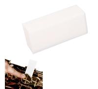 Papel de limpieza de saxofón de 100 hojas, algodón anti sáquero de secado de botones absorbentes para limpiadores de secado para saxo oboe oboe fagot mantenimiento
