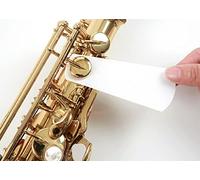 Papel de limpieza de Woodwind Pad 80 hojas para saxofón y clarinete y flauta etc. - gran solución para almohadillas adhesivas
