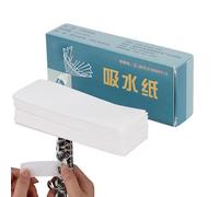 Papel de limpieza para saxofón, 100 unidades de papel limpiador absorbente para eliminar el polvo, papel absorbente de botón de suministro de larga duración, hojas limpiadoras de almohadillas para