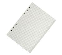 Papel de línea horizontal A, 5 cuadrículas, papel de repuesto, 80 hojas, 6 agujeros, hojas de repuesto para cuaderno y pintura de bocetos