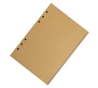 Papel de línea horizontal A, 5 cuadrículas, papel de repuesto, 80 hojas, 6 agujeros, hojas de repuesto para cuaderno y pintura de bocetos