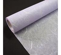 Papel de morera tradicional coreano, rollo de papel Hanji de colores, textura de fibra natural, Unyong (lavanda, 10.4 x 787 pulgadas)