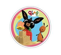 Papel de oblea para decoración y tartas con temática de dibujos animados de Bing en discos comestibles para tartas de diseño (MOD. 19 EU