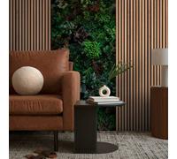 Papel de Pared Pintado Madera Akustikapaneele Con Plantas Del Bosque Y Un