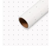 Papel de patrón punteado para costura, papel de calco de 45 pulgadas x 10 yardas para dibujo de patrones, papel de marcado alfanumérico espaciado cada pulgada para costura