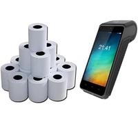 Papel de recibo de repuesto para Ingenico Axium DX8000, 20 rollos
