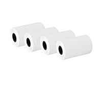 Papel de Recibo Térmico, 4 Rollos Papel Termal 57x40 Mm, Rollo de Papel para Caja Registradora, Adecuada para la Mayoría de la Impresora Termal de 58 Mm