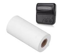 Papel de Recibo Térmico de 80x40 Mm, Rollos de Recibo de Papel Térmico de 11 Metros de Longitud Papel de Impresora Térmica Mini Rollo de Papel de Impresión Y Adhesivo Imprimible Autoadhesivo