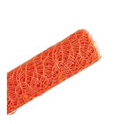Papel de regalo 1 Roll, Flower Decoration Jacquard Net Round Heart Bouquet Packaging Diy Material Bag Papel regalo cumpleaños(13-orange)