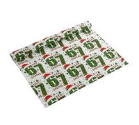 Papel De Regalo 1 rollo de papel regalo navideño 67, divertido for envolver y decorar en Navidad(White 50x450cm)