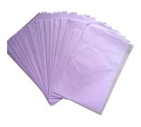 Papel de regalo 100sheet/bag A5 Wrapping Papers Retro Multicolor Print Tissue Paper Floral Packaging Material Papel regalo cumpleaños(Solid Light purple)