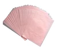 Papel de regalo 100sheet/bag A5 Wrapping Papers Retro Multicolor Print Tissue Paper Floral Packaging Material Papel regalo cumpleaños(Solid Light pink)