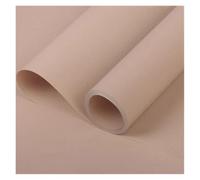 Papel de regalo 11Yard Matt Film Wrapping Flower Paper Roll Waterproof Thickned Bouquet Packaging DIY Papel regalo cumpleaños(Light brown)