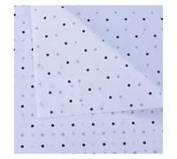 Papel de Regalo 15 Sheets/lot 50 * 70 Cm Gift Wrapping Paper DIY Handmade Craft Star Love Dot Pattern Tissue Floral Packaging Material(Black Dot-White)