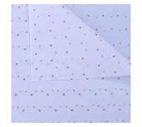 Papel de Regalo 15 Sheets/lot 50 * 70 Cm Gift Wrapping Paper DIY Handmade Craft Star Love Dot Pattern Tissue Floral Packaging Material(Gold Dot-White)