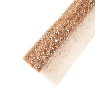 Papel De Regalo 2 rollos de 50cm * 4 yardas for envolver ramo de hilo de nieve, suministros de floristería DIY, papel de embalaje de flores, decoración del banquete de boda, gasa Para Festivales(Coffe