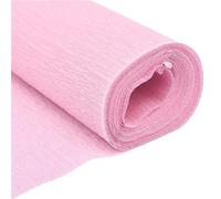 Papel De Regalo 2 rollos de papel crepé arrugado 250x50cm for envolver flores, manualidades, serpentinas for, álbum recortes, decoración fiesta Origami(Pink)