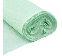 Papel De Regalo 2 rollos de papel crepé arrugado 250x50cm for envolver flores, manualidades, serpentinas for, álbum recortes, decoración fiesta Origami(Cyan)