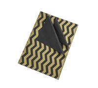 Papel de regalo 20sheets/Bag 50 * 35cm Tissue Paper Black Gold Star Printed DIY Craft Flowers Packing Wedding Party Home Decoration Supplies Papel regalo cumpleaños(Black-Gold Wave)