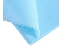 Papel de regalo 28pcs Handmade Tissue Paper DIY Craft Flower Bouquet Wrapping Translucent Packing Packaging Florist Supplies Papel regalo cumpleaños(Sky blue)