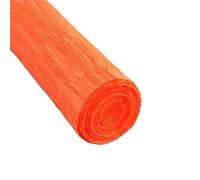 Papel De Regalo 4 rollos de papel crepé colores, 50x250cm, arrugado Origami, manualidades, regalo for decoración flores DIY(Orange red)