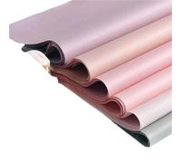 Papel de regalo 40pcs Tissue Paper 75 * 52CM Craft Floral Wrapping Scrapbooking Party Packaging Decorative Flower Packing Papel regalo cumpleaños(Bean Paste pink)