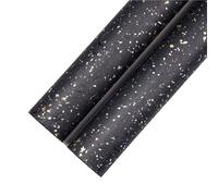 Papel De Regalo 5 unids/set embalaje de papel de regalo 60 * 60cm papel for envolver flores DIY envoltura perfecta obra de arte decoración de cubierta de libro Para Festivales(Black)