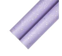 Papel De Regalo 5 unids/set embalaje de papel de regalo 60 * 60cm papel for envolver flores DIY envoltura perfecta obra de arte decoración de cubierta de libro Para Festivales(Purple)
