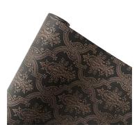 Papel de regalo 60cmX6Yards Classical Textured Elegant Paper Flower Bouquet Art Wrapping Papers Shop Floral Colorful Packaging Cover Papel regalo cumpleaños(Chocolate)