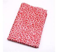 Papel de regalo con hojas de 50x70cm, papel tisú con diseño de estrella de leopardo artesanal hecho a mano, 10 hojas/bolsa, Material de embalaje Floral