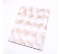 Papel de regalo con hojas de 50x70cm, papel tisú con diseño de estrella de leopardo artesanal hecho a mano, 10 hojas/bolsa, Material de embalaje Floral