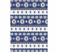 Papel de regalo de Navidad, diseño del Chelsea FC para regalos, fútbol, 2 hojas y 2 etiquetas