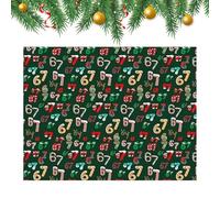 Papel de regalo de Navidad, rollos de edición 67, suministros de envoltura de fiesta, papel de regalo festivo para planificadores de fiestas, amigos, organizadores de eventos, entusiastas del humor