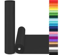 Papel de regalo de San Valentín para hombres y niños, rollo de papel negro de 15 x 900 pulgadas, papel de regalo para el día del padre para papá, papel de dibujo para tablón de anuncios, ramo de