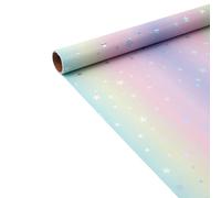 Papel de regalo, decoración de intercambio de días festivos - Papel de regalo de cumpleaños con patrón de estrellas - Para adultos, adolescentes, , familia, niños, celebración evento