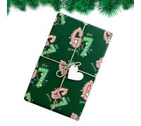 Papel de regalo divertido 67 - Papel de regalo de Navidad humorístico | Misterio y regalos de Papá Noel Patrones Geiger | Embalaje para amigos y colegas | Decoración original para fiestas de