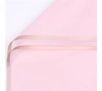 Papel de regalo for ramo flores con borde dorado 20 piezas, línea dorada, regalos semitransparentes, floristería, papel impermeable(Water Pink)