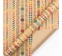 Papel de regalo Happy Birthday Wrapping Paper 50 * 70cm Colorful DIY Flower Wedding Party Packing Decor Crafts Papers Papel regalo cumpleaños(Colorful)