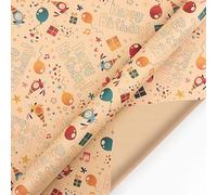 Papel de regalo Happy Birthday Wrapping Paper 50 * 70cm Colorful DIY Flower Wedding Party Packing Decor Crafts Papers Papel regalo cumpleaños(Birthday)