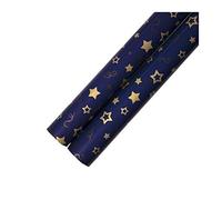 Papel de regalo multicolor 10 pcs Christmas Wrapping Craft Paper Vintage Printed Gold Reindeer Brown Kraft 50x70cm(D)