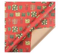 Papel de Regalo Navideño Papel de regalo kraft for Navidad, decoración verde for bodas, papel for envolver regalos, artículos arte, embalaje, vitela, decoraciones for vísperas(Color 1)